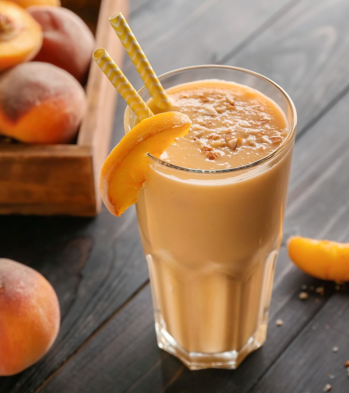 peach smoothie